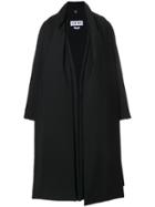 Loewe Oversized Flared Coat - Black