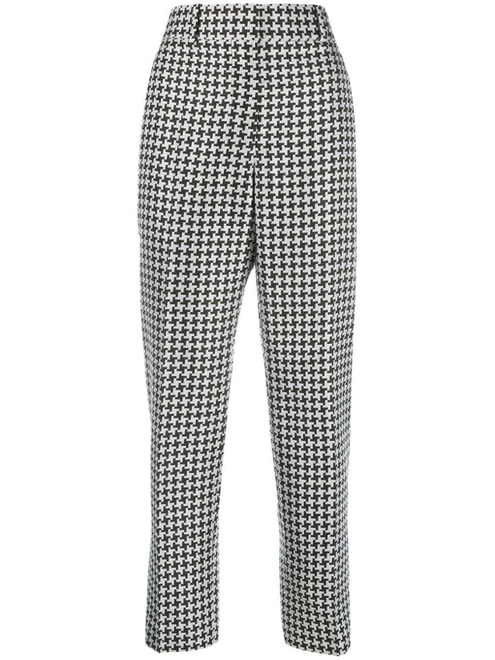Haider Ackermann Check Trousers - White