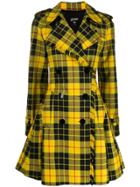 Jean Paul Gaultier Pre-owned 2004 Check Trench Coat - Yellow