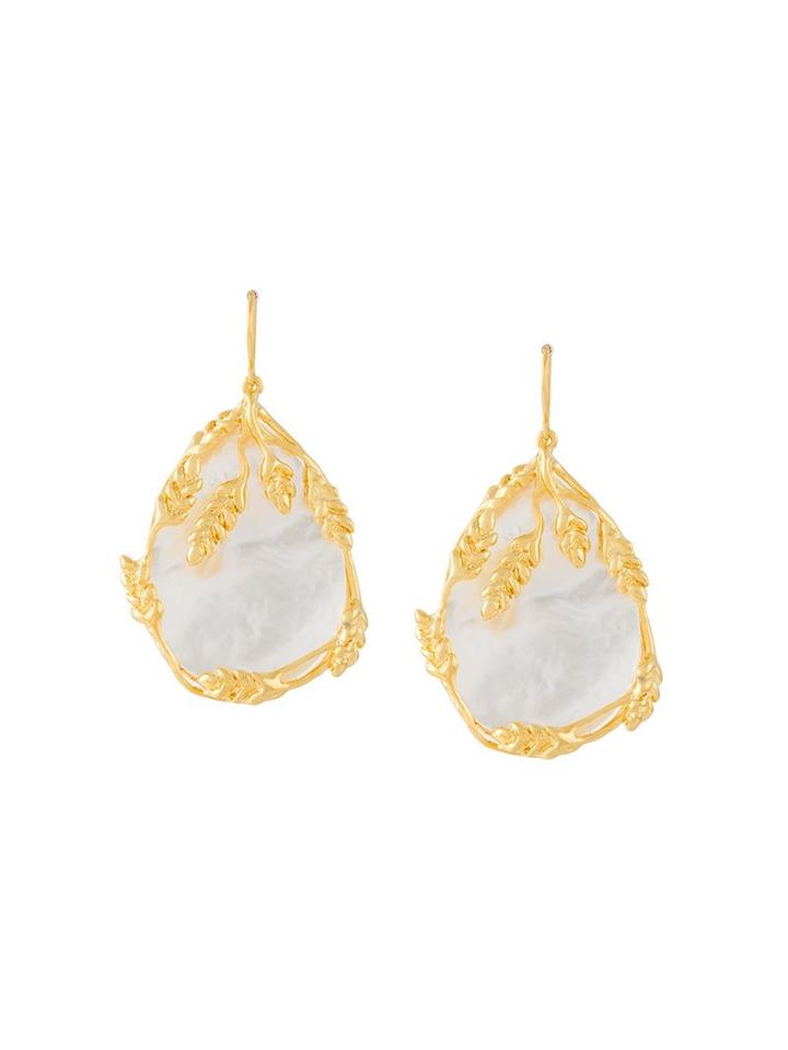 Aurelie Bidermann 'françoise' Earrings, Women's, Metallic