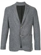 D'urban Woven Buttoned Blazer - Grey
