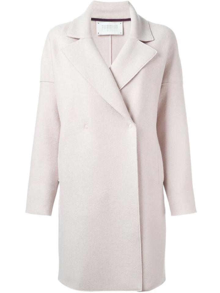 Harris Wharf London Oversize Collar Coat, Women's, Size: Large, Nude/neutrals, Virgin Wool