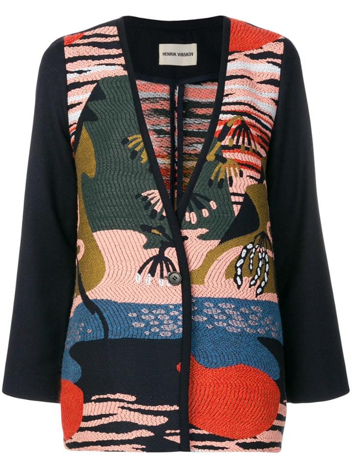 Henrik Vibskov Siri Embroidered Blazer - Multicolour