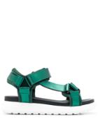 P.a.r.o.s.h. Strappy Platform Sandals - Green