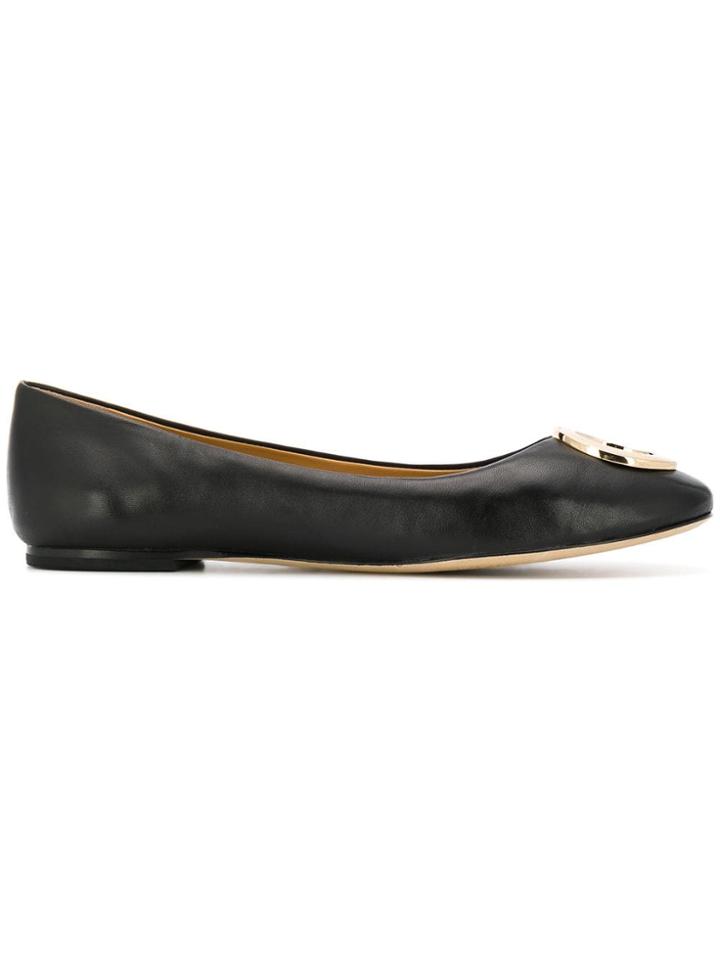 Tory Burch Caterina Ballerina Shoes - Black