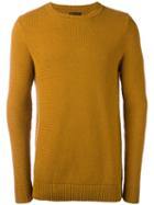 Barbour Heritage 'bearsden' Crew Neck Jumper, Men's, Size: Xl, Yellow/orange, Cotton
