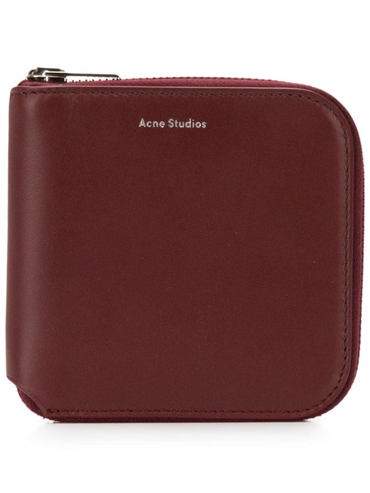 Acne Studios Csarite S Wallet - Purple