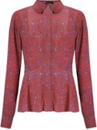 Fernanda Yamamoto Printed Shirt, Women's, Size: 43, Pink/purple, Viscose