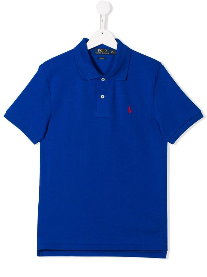 Ralph Lauren Kids Logo Polo T-shirt - Blue