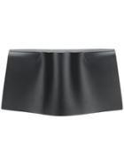 Venczel Built-in Handle Foldover Clutch - Black