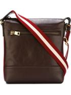 Bally 'trezzini' Shoulder Bag, Men's, Brown, Calf Leather