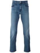 3x1 Slim-fit Jeans, Men's, Size: 34, Blue, Cotton/polyester/spandex/elastane