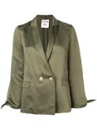 Semicouture Double-breasted Blazer - Green