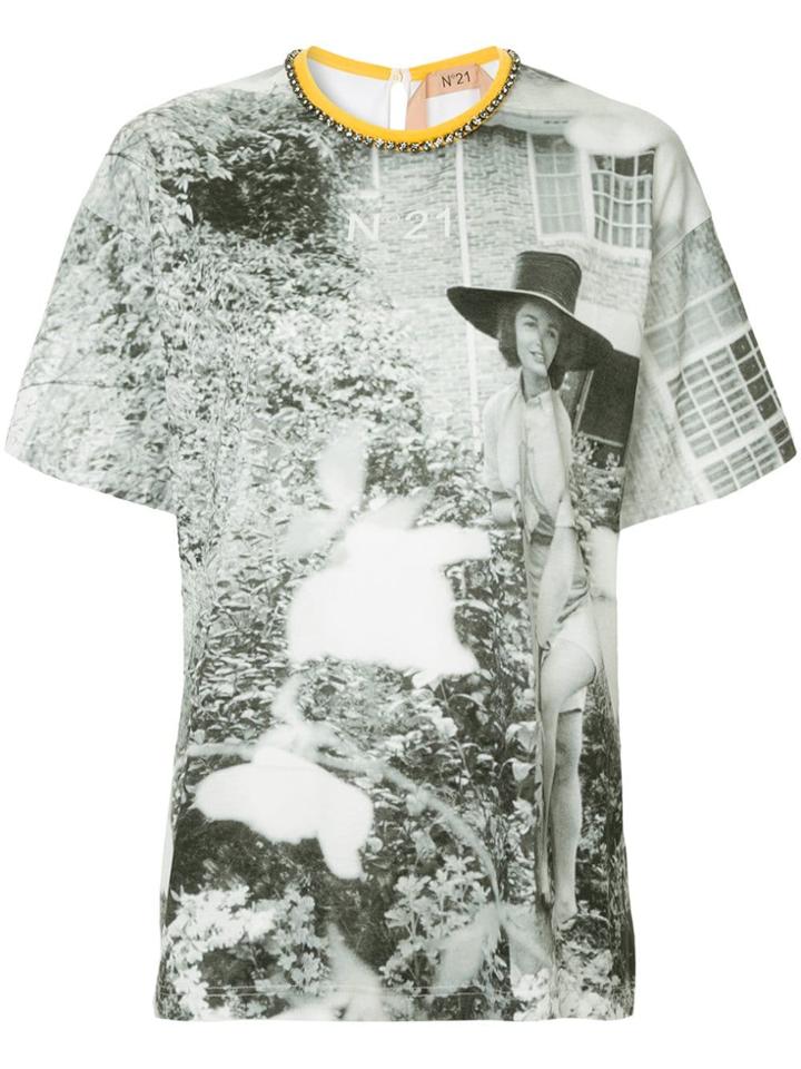 Nº21 Printed T-shirt - White