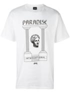 Stussy 'paradise' T-shirt, Men's, Size: Small, White, Cotton