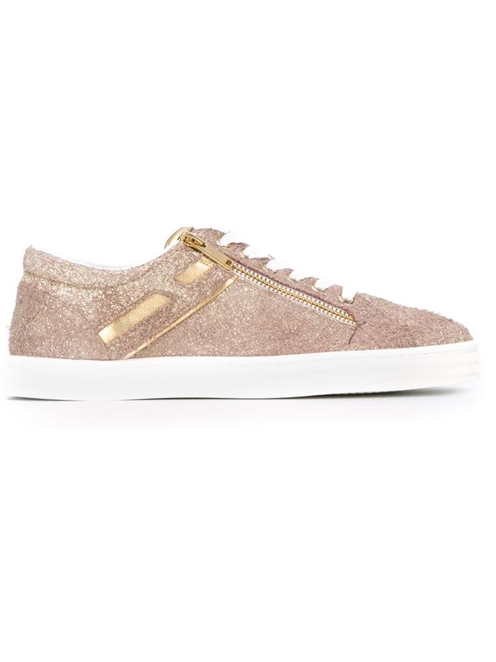 Hogan Rebel Zip And Lace-up Sneakers