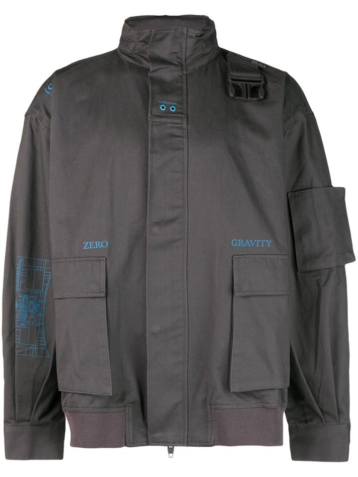 C2h4 Utility M-65 Jacket - Grey