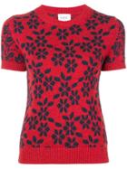 Barrie Cashmere Short Sleeves Sweater - Red