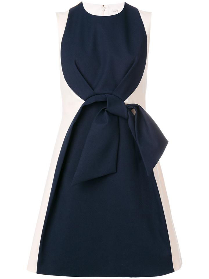 Delpozo Bicolour Dress - Pink & Purple