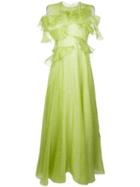 Maison Rabih Kayrouz Ruffle Trimmed Gown - Yellow