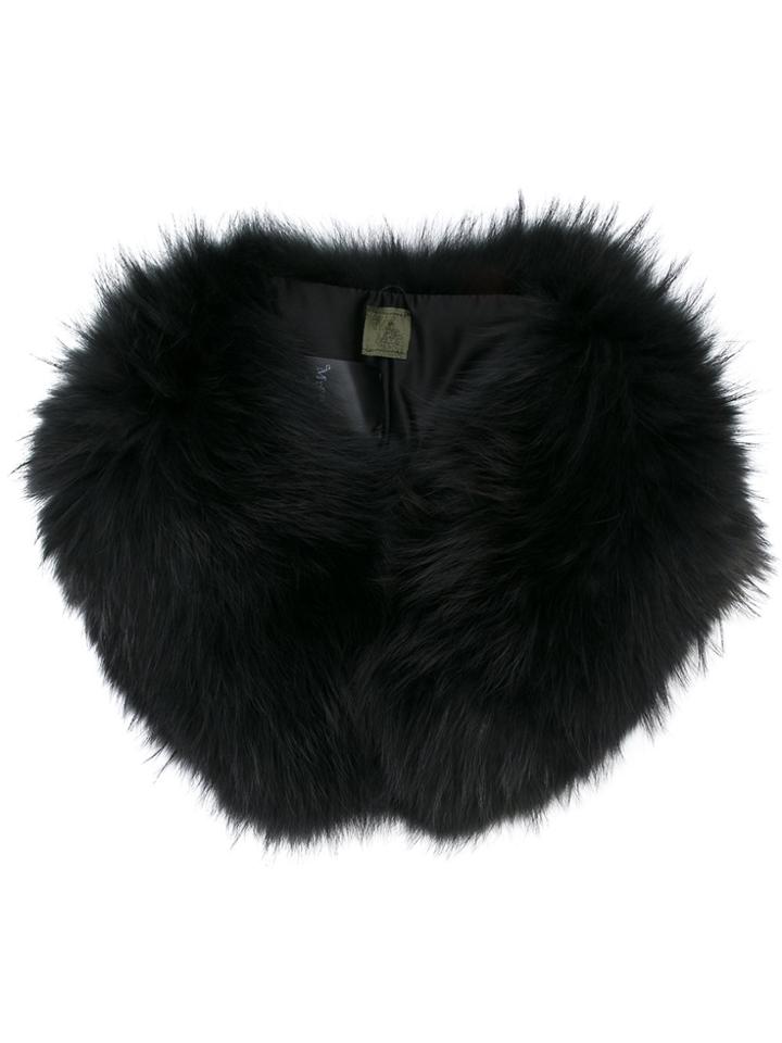 Mr & Mrs Italy Fur Collar - Black
