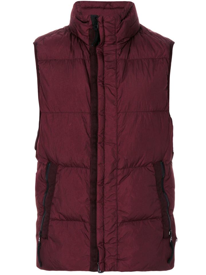 Stone Island Padded Gilet - Pink & Purple