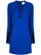 Dion Lee Layered Mini Dress - Blue