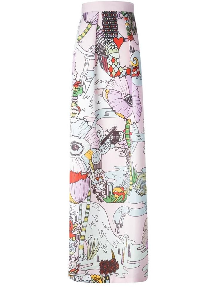 Mary Katrantzou 'midlar' Long Skirt - Pink