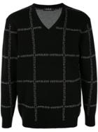 Loveless Logo Embroidered Sweater - Black