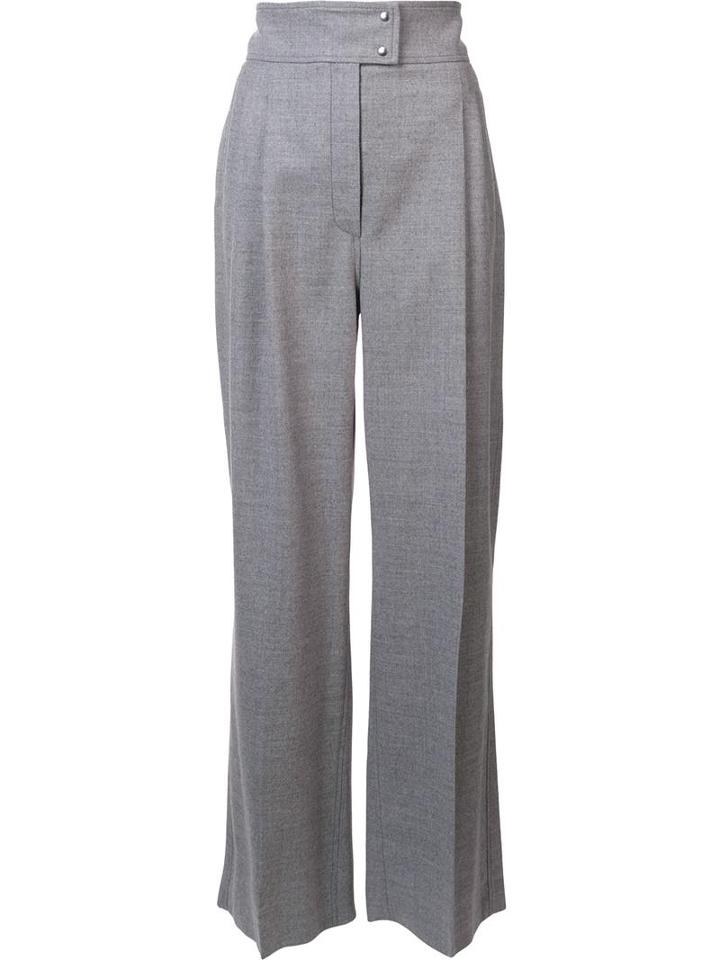 Barbara Casasola High-rise Tailored Trousers, Women's, Size: 42, Grey, Cashmere/wool