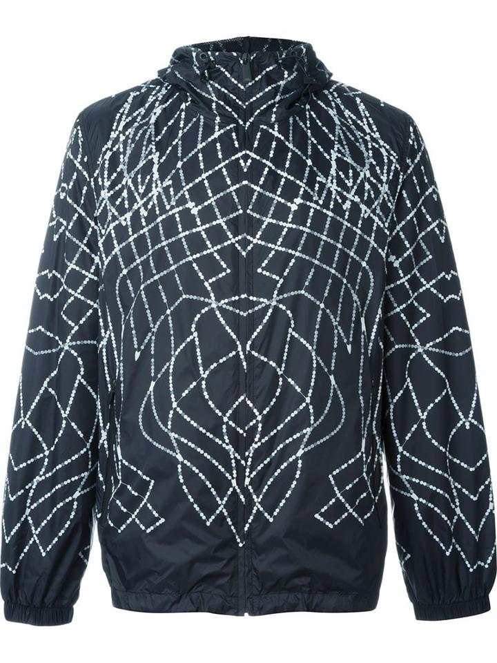 Marcelo Burlon County Of Milan 'tarija' Windbreaker, Men's, Size: Medium, Black, Polyamide