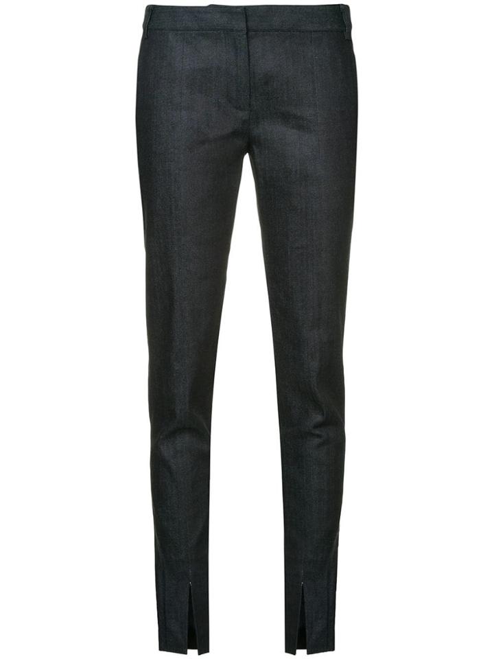 Tibi Mid-rise Slit Jeans - Blue