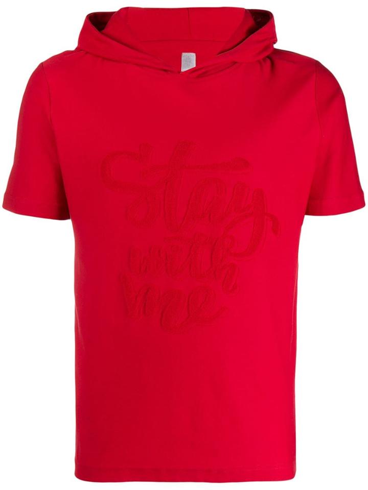 Eleventy Hooded T-shirt - Red
