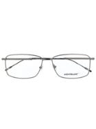 Montblanc Square Frame Glasses - Metallic