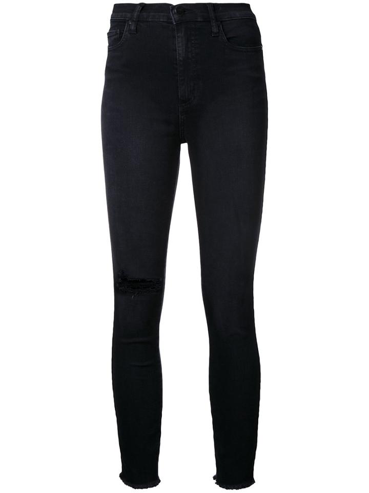 Nobody Denim - Siren Skinny Ankle Amused - Women - Cotton/elastodiene/polyester - 26, Black, Cotton/elastodiene/polyester