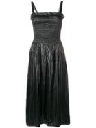 Mm6 Maison Margiela Elasticated Chest Dress - Black