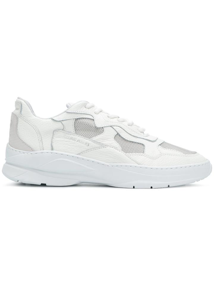 Filling Pieces Colourblock Low Top Sneakers - White