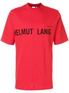 Helmut Lang Logo Print Tee - Red