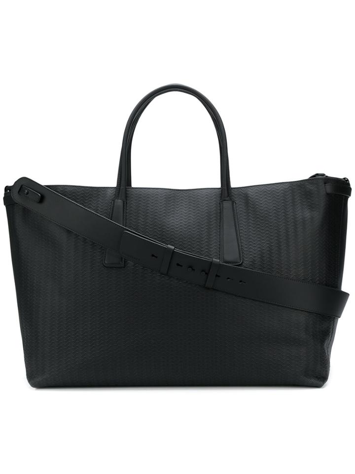 Zanellato Textured L Tote Bag - Black
