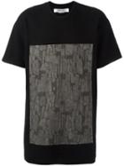 Individual Sentiments Square Print T-shirt, Men's, Size: Small, Black, Cotton/wool