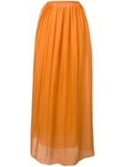 Forte Forte Pleated Front Skirt - Orange