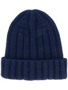 Woolrich Knitted Beanie Hat - Blue