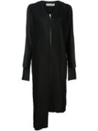 Aalto Asymmetric Pleated Dress, Women's, Size: 36, Black, Polyester/cotton