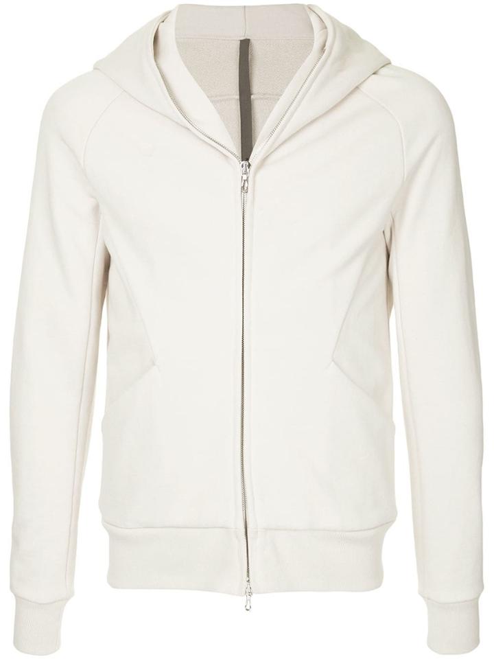 Kazuyuki Kumagai Zipped Hoodie - White