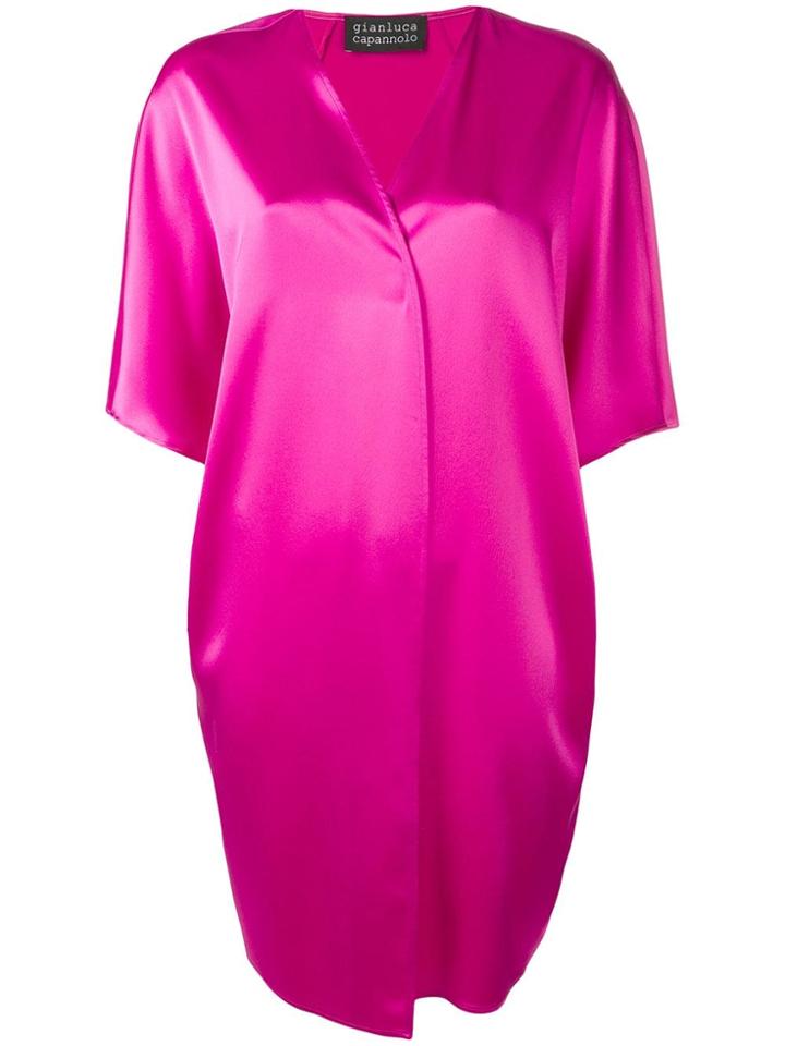 Gianluca Capannolo Open Front Coat - Pink