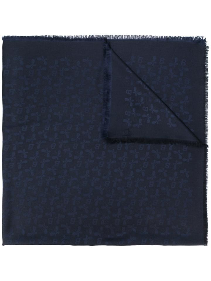 Bally Monorgam-print Scarf - Blue