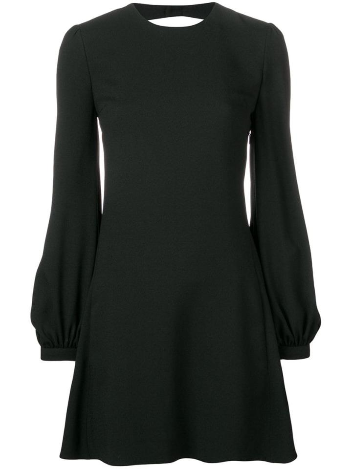 Saint Laurent Short Open Back Dress - Black