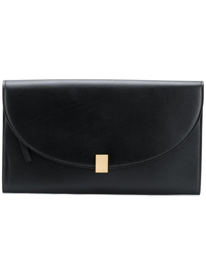 Victoria Beckham Half Moon Travel Wallet - Black