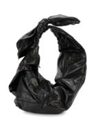 Simone Rocha Knotted Shoulder Bag, Women's, Black, Leather