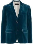 Haider Ackermann Velvet Suit Jacket - Blue